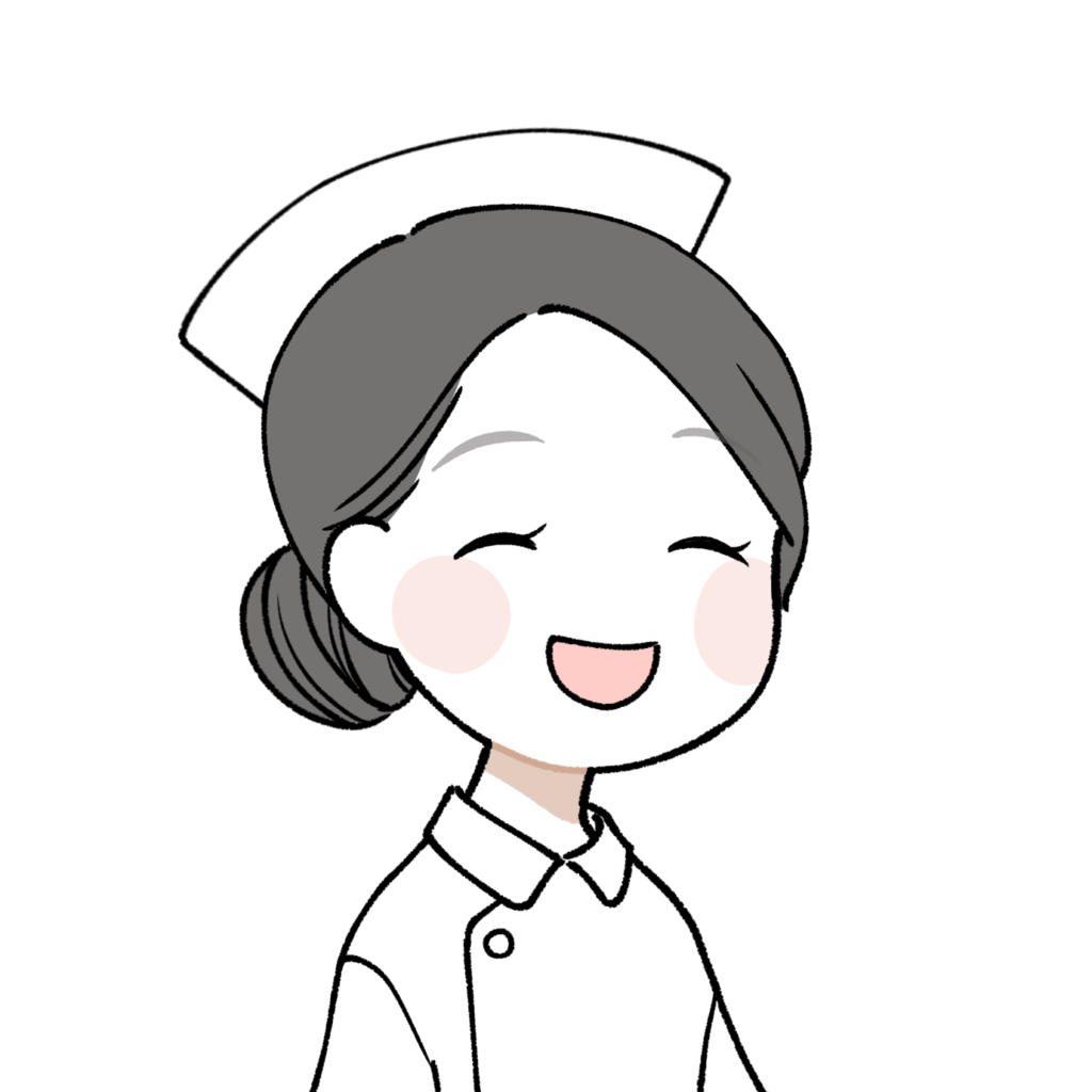 新人看護師の笑顔